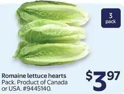 Walmart Romaine lettuce hearts offer