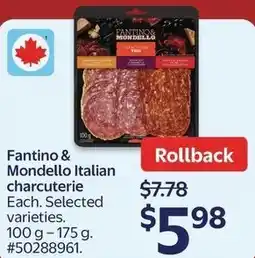 Walmart Fantino & Mondello Italian charcuterie offer