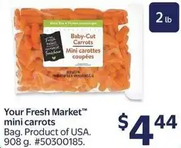 Walmart Your Fresh Market mini carrots offer