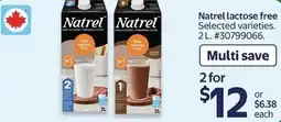 Walmart Natrel lactose free offer