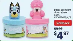 Walmart Bluey premium cloud slime offer