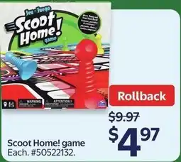 Walmart Scoot Home! game offer
