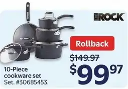 Walmart The rock cookware set offer