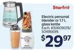 Walmart Starfrit Electric personal blender or glass kettle offer