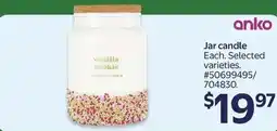 Walmart Anko jar candle offer