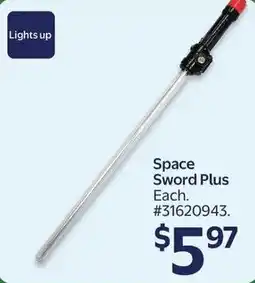 Walmart Space Sword Plus offer