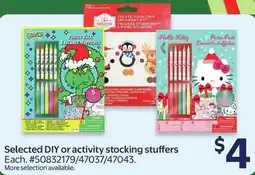 Walmart Selected DIY or activity stocking stuffers offer