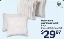 Walmart Hometrends decorative cushions offer