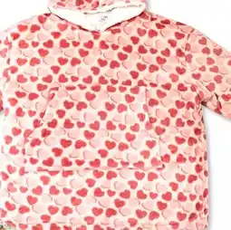 Toys R us Jesse & Lulu Lounge Oversized Hooded Blanket: Pink Heart offer
