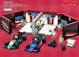 Toys R us LEGO City F1 Garage & Mercedes-AMG & Alpine Cars offer