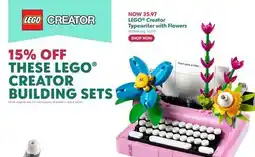 Toys R us LEGO Creator Typewriter with Flowers offer