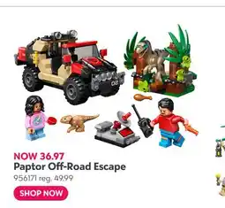 Toys R us Lego Paptor Off-Road Escape offer