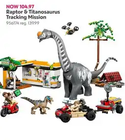 Toys R us LEGO Raptor 8 Titanosaurus Tracking Mission offer