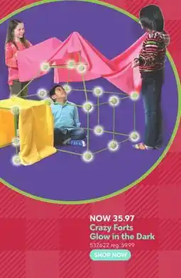 Toys R us Crazy Forts Glow in the Dark offer