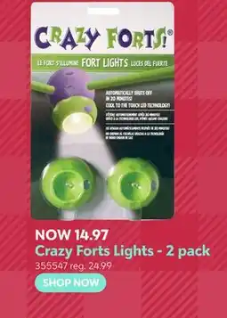 Toys R us Crazy Forts Lights - 2 pack offer