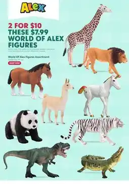 Toys R us WORLD OF ALEX FIGURES offer