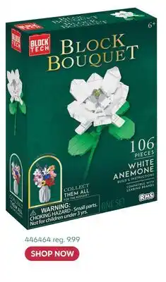 Toys R us Block Tech THESE BLOCK BOUQUET FLOWERS BUILDING SETS offer