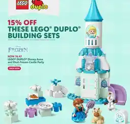 Toys R us LEGO DUPLO Disney Anna and Elsa's Frozen Castle Party offer