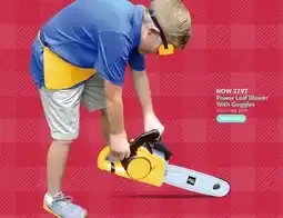 Toys R us ALEX Power Leaf Blower With Goggles offer