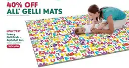 Toys R us Gelli Mats - Alphabet Fun offer