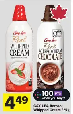 Foodland GAY LEA Aerosol Whipped Cream offer