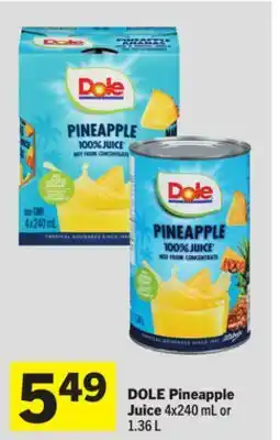 Foodland DOLE Pineapple Juice offer