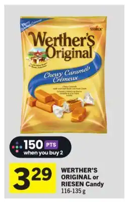 Foodland WERTHER'S ORIGINAL or RIESEN Candy offer