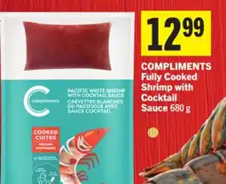 Foodland COMPLIMENTS Fully Cooked Shrimp with Cocktail Sauce offer