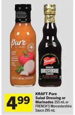 Foodland KRAFT Pure Salad Dressing or Marinades offer