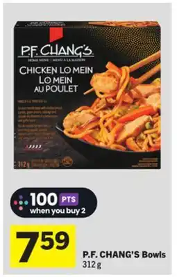 Foodland P. F. CHANG'S Bowls offer