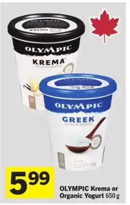 Foodland OLYMPIC Krema Organic Yogurt offer