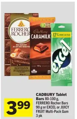 Foodland CADBURY Tablet Bars offer