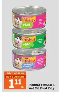 Foodland PURINA FRISKIES Wet Cat Food offer