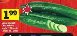 Foodland Long English Cucumbers offer