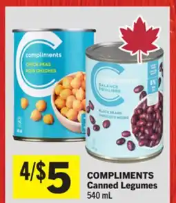 Foodland COMPLIMENTS Canned Legumes offer