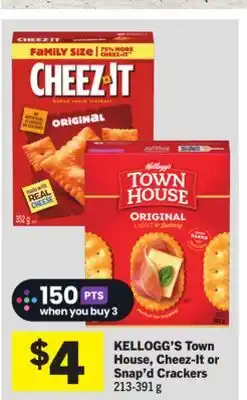 Foodland KELLOGG'S Town House, Cheez-It or Snap'd Crackers offer