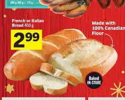 Foodland French or Italian Bread offer