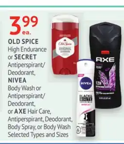 IDA Pharmacy OLD SPICE, SECRET, NIVEA or AXE offer