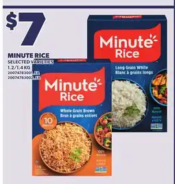 Loblaws MINUTE RICE, 1.2/1.4 KG offer
