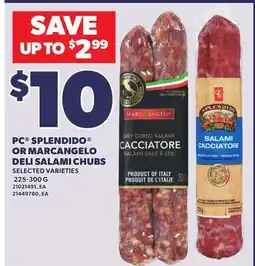 Loblaws PC SPLENDIDO , 225-300 G offer