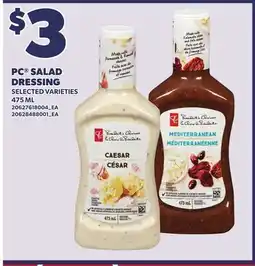 Loblaws PC SALAD DRESSING, 475 ML offer