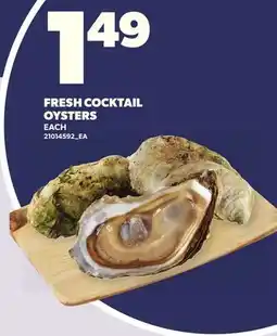 Loblaws FRESH COCKTAIL OYSTERS offer