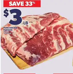 Loblaws PORK SIDE RIB PORTION offer