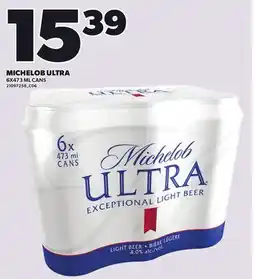 Loblaws MICHELOB ULTRA, 6X473 ML CANS offer