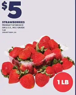 Loblaws STRAWBERRIES, 1 LB offer
