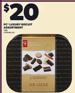 Loblaws PC LUXURY BISCUIT ASSORTMENT, 1 KG offer
