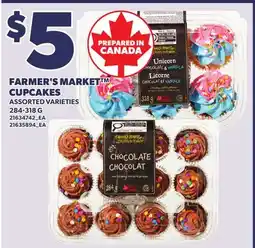 Loblaws FARMER'S MARKET CUPCAKES, 284-318 G offer