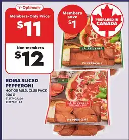Loblaws ROMA SLICED PEPPERONI, 900 G offer