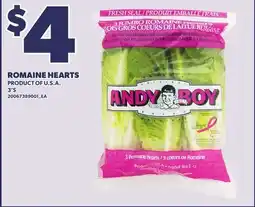 Loblaws ROMAINE HEARTS, 3'S offer