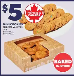 Loblaws MINI COOKIES, 24'S offer